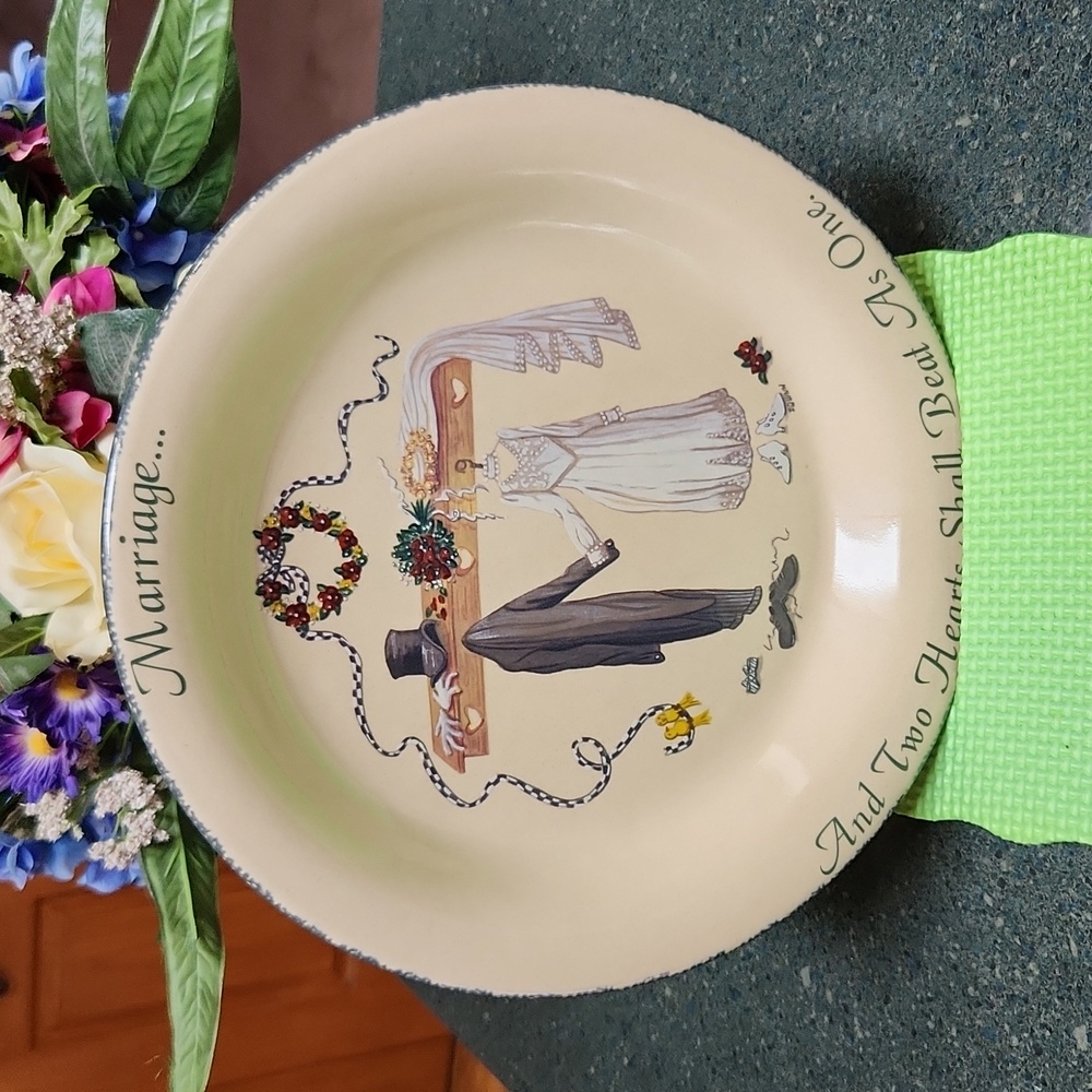 Home & Garden Party 2001 Marriage Plate